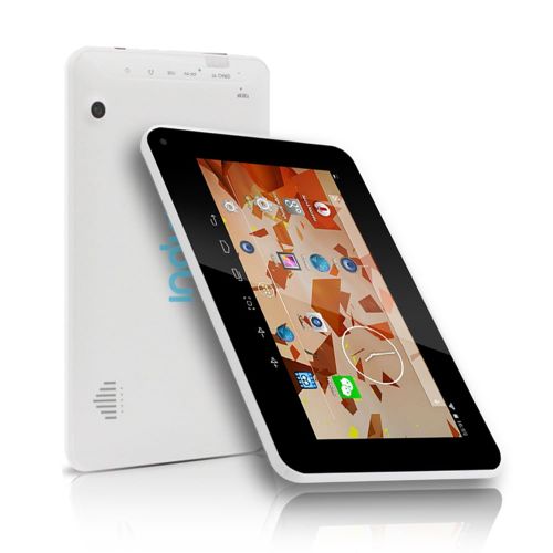  Indigi Silk White 7inch Quad-Core Android 4.4 TabletPC w WiFi + Bluetooth Sync + Memory Expansion + Google Play Store