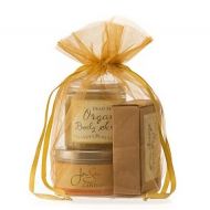 Indigo Jensan 3-piece Handmade Bath and Beauty Gift Set in Organza Bag (cinnamon orange...