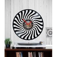 Indigovento Vinyl clock Shapes Clock wave clock spiral circle watch clock quartz vinyl birthday gift funny wall clock housewarming handmade