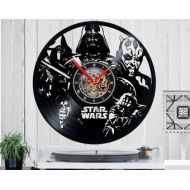 Indigovento Star Wars Vinyl clock Darth vader Kylo Ren Maul handmade clock Wall art Wall clock Star Wars clock vinyl Record clock Birthday gift Disney