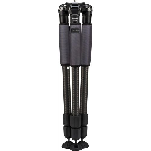  Induro Tripods GIT204 No. 2 Grand Series Stealth Carbon Fiber Tripod, 4 Sections (Black)