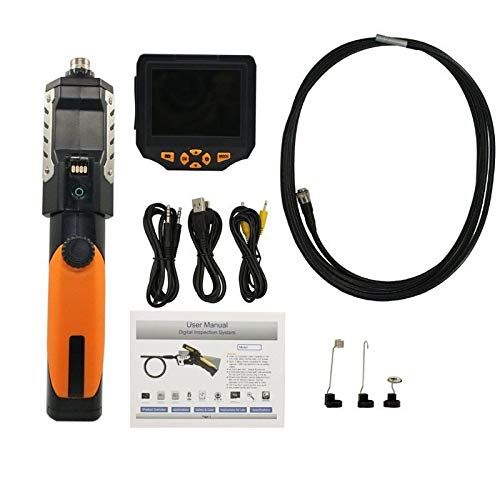  Industrial TESLONG NTS200 3.5 LCD Borescope USB Endoscope 8.2mm 5M Probe 0.3MP Coms Camera