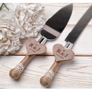 /InesesWeddingGallery Wedding Cake Server and Knife Rustic Wedding Cake Serving Set Wedding Cake Server Set Wedding Knife Set Cutting Set Personalized Cake Server