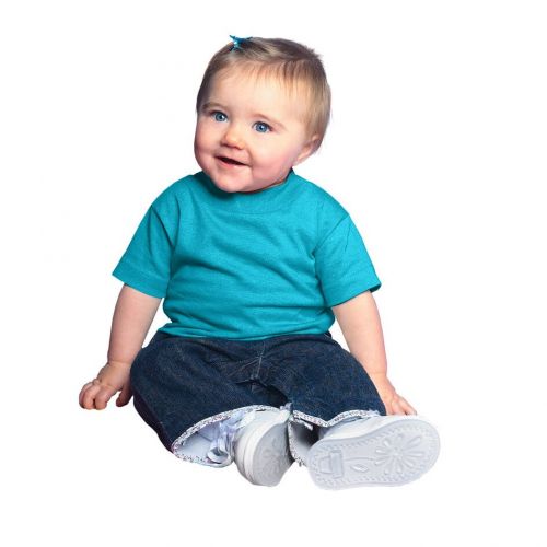  Infant Turquoise Short-sleeved Jersey T-shirt