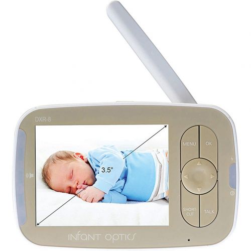 Infant Optics DXR-8 Video Baby Monitor with Interchangeable Optical Lens (White)