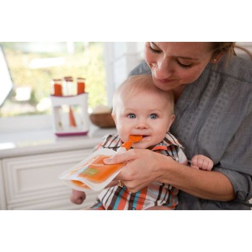  [아마존베스트]Infantino  DIY Dishwasher Safe Easy to Use Squeeze Station Feeding Kit