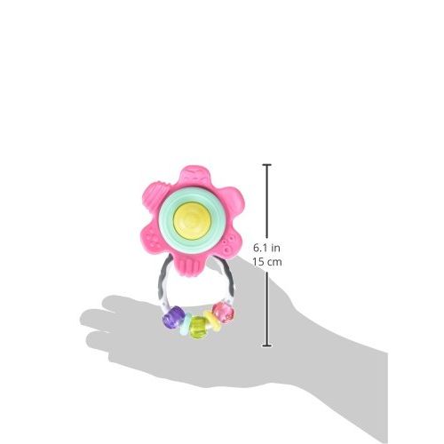 [아마존베스트]Infantino Spin & Teethe Gummy Flower Rattle
