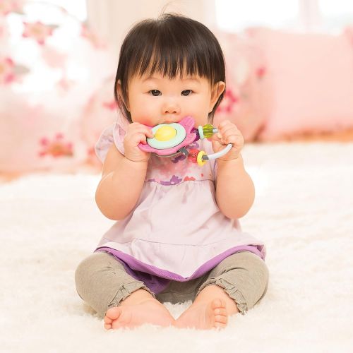  [아마존베스트]Infantino Spin & Teethe Gummy Flower Rattle