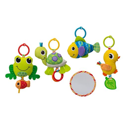  [아마존베스트]Infantino Pond Pals Twist and Fold Activity Gym and Play Mat