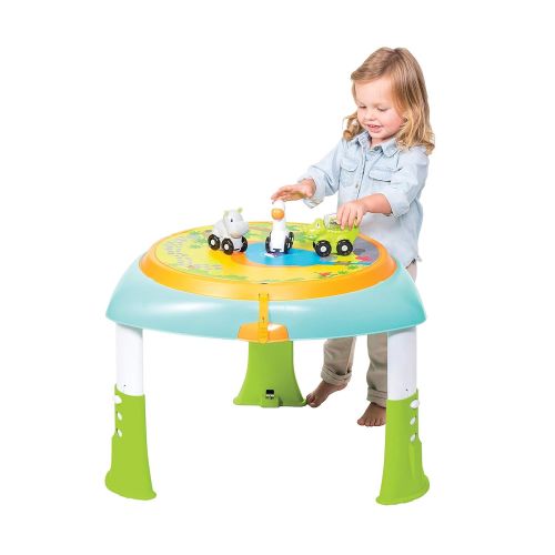  [아마존베스트]Infantino 2-in-1 Sit, Spin & Stand Entertainer 360 Seat & Baby Activity Table