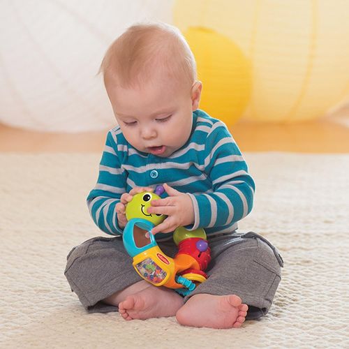  Infantino Topsy Turvy Twist and Play Caterpillar Rattle