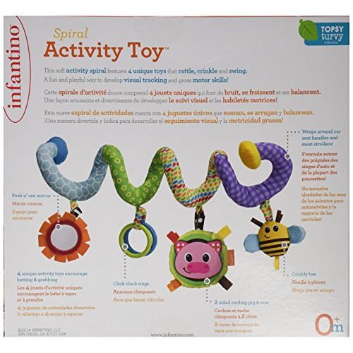  Infantino Spiral Activity Toy, Blue