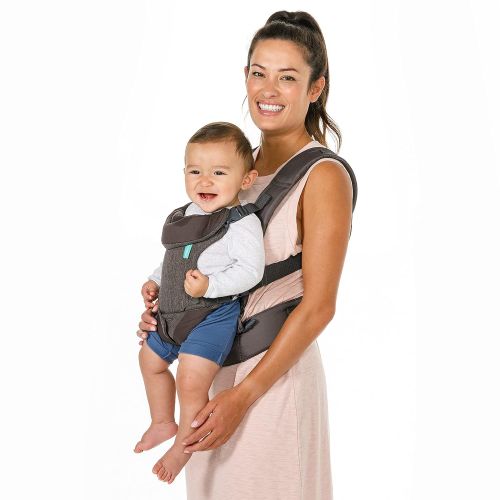  [무료배송] 인판티노 휴대용 아기띠 Infantino Flip Advanced 4-in-1 Carrier - Ergonomic, convertible, face-in and face-out front and back carry for newborns and older babies 8-32 lbs