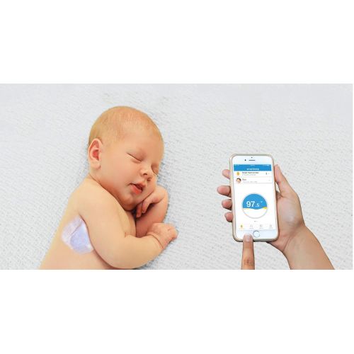  Infanttech Smarttemp - Unlimited Use Wearable Smart Thermometer, 247 Monitoring Without...