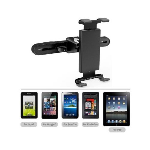  Infernal Innovations V10 Car Mountster SR Headrest Tablet Mount Holder Bundle with two Extra Rubber Grips