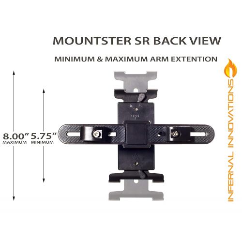  Infernal Innovations V10 Car Mountster SR Headrest Tablet Mount Holder Bundle with two Extra Rubber Grips