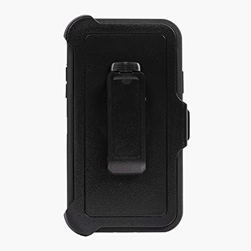  [아마존베스트]Inficase Protective Holster Case for iPhone XR (6.1), Heavy-Duty Hybrid Armor Cover with Belt-Clip Holder/Kickstand, Military Grade Shockproof Drop-Proof Rugged Protection | Black