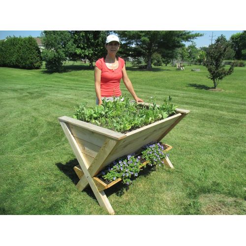  Infinite Cedar The Wedge Table Raised Planter