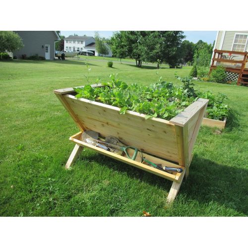  Infinite Cedar The Wedge Table Raised Planter