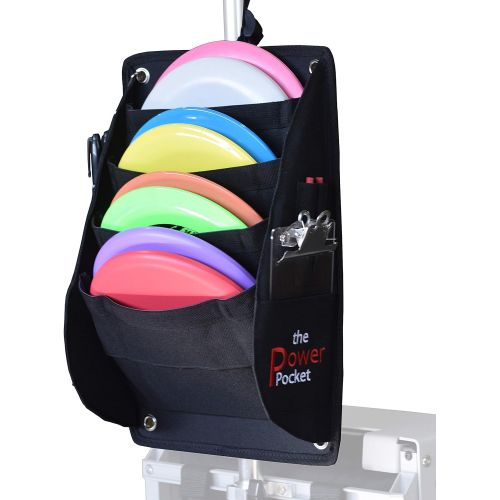  Infinite Discs Power Pocket - Disc Golf Cart Putter Pouch for Discs and Disc Golf Accessories