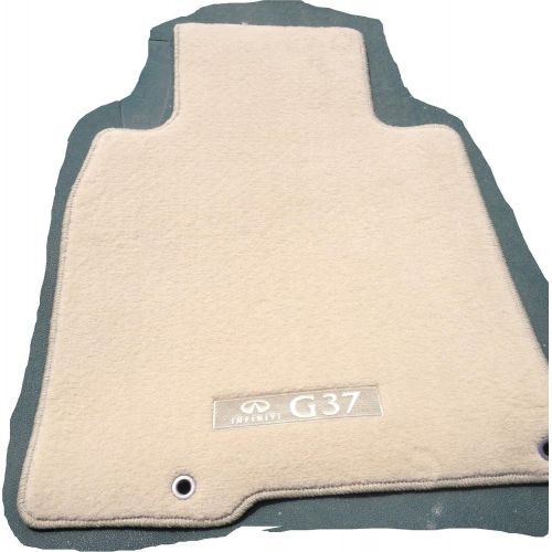  Details about 2010 to 2013 Infiniti G37 SEDAN Carpeted Floor Mats - GENUINE FACTORY OEM SET - BEIGE