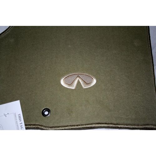  2006 TO 2010 Infiniti M35/M45 Factory Replacement Carpeted Floor Mats - Wheat/Beige