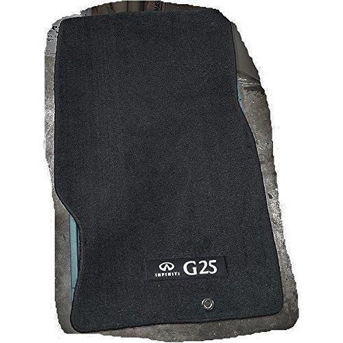  2011 + 2012 Infiniti G25 Genuine Factory OEM Carpeted Floor Mats - BLACK