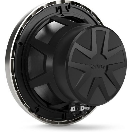  Infinity Marine Bundle - Four Pairs of Infinity 822MLT Marine 8 Inch RGB LED Coaxial Speakers - Titanium