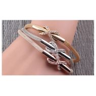 Infinity Tri-Color Bracelet Silver Plated