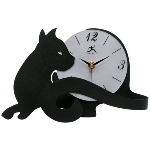  Infinity Instruments Cat Tail 11.5 Table Top Clock