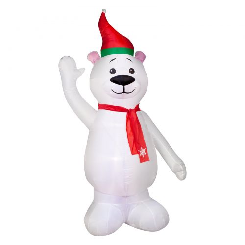 인플레터블 Airblown inflatables Gemmy Airblown Polar Bear with Scarf-Opp Inflatable