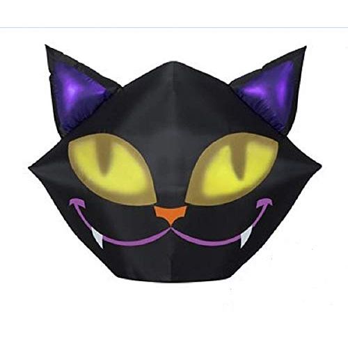 인플레터블 할로윈 용품Airblown Inflatable Halloween Inflatable Smiling Cat with Projection Animated Blinking Eyes