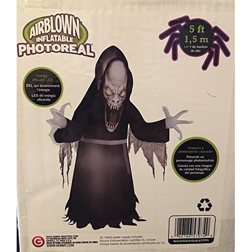 인플레터블 할로윈 용품Airblown Inflatable Halloween Inflatable Haunting Vampire Ghoul Photorealistic LED Decoration by Gemmy