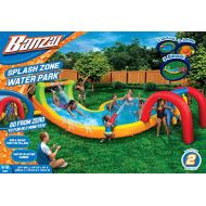 Inflatable pool Banzai Splash Zone Water Park (Outdoor Backyard Summer Spring Aqua Splash Slide)