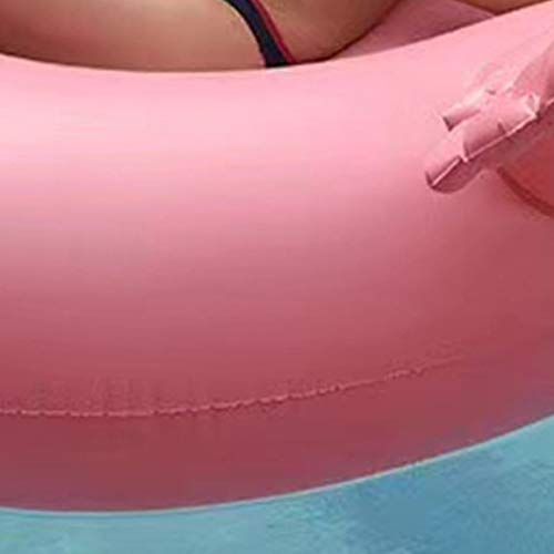  Inflatable toys Summer New Large Unicorn Floating Row Inflatable Toys, Pink PVC Floating Bed Swimming Ring Water Float Toys, Pool Toys - 275140120cm