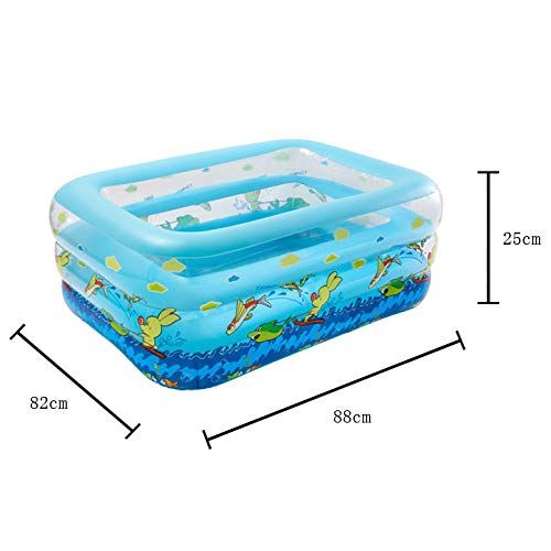  Inflatable toys Summer New Childrens Inflatable Swimming Pool,Paddling Pool ，Baby Three-Ring Pool, Suitable for Indoor and Outdoor -12516065 cm