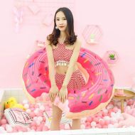 Inflatable toys 2019 Summer New Donut Swim Ring Inflatable Toys, Seat Floating Row Floating Bed Recliner Water Float Toys, Pool Party Supplies - 120cm