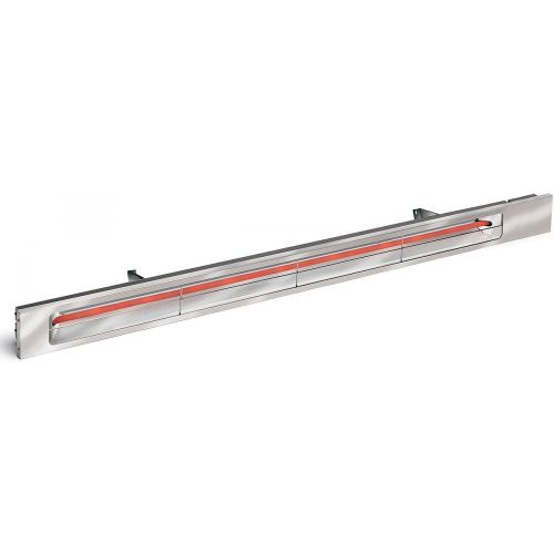  Infratech SL3024SV Slim Line - Single Element 3,000 Watt Patio Heater, Choose Finish: Stainless Steel Faceplate wSilver Trim