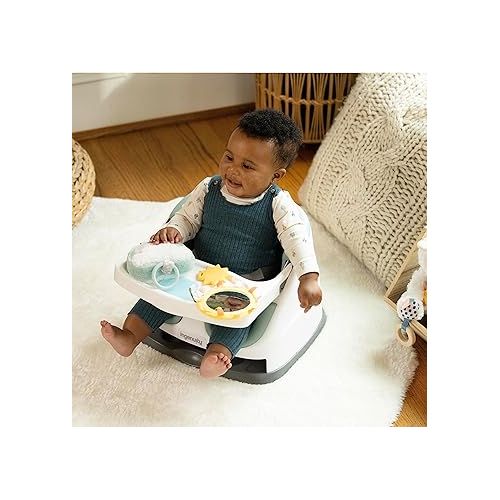 인제뉴어티 Ingenuity Calm Springs Soothing Essentials Gift Set - Musical Toy, Rattle, Mirror, 2 Teethers for Baby