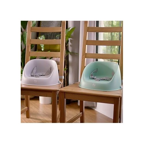 인제뉴어티 Ingenuity: ity by Ingenuity My Spot Easy-Clean Baby Booster Feeding Chair, 3-Point Harness, Washable Removable Straps - Teal