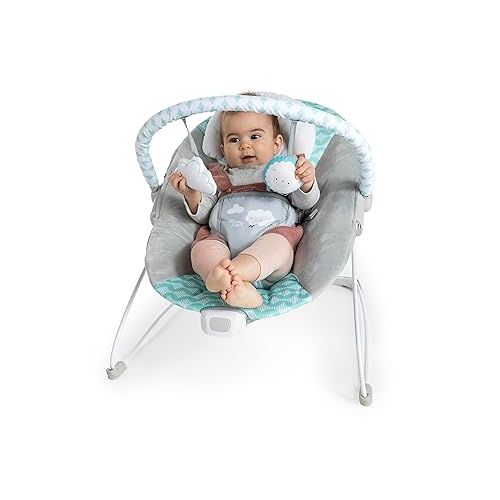 인제뉴어티 Ingenuity Ity Bouncity Bounce Vibrating Deluxe Baby Bouncer Seat, 0-6 Months Up to 20 lbs (Goji)