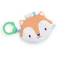 Ingenuity: ity by Ingenuity Crinklet, Fox Crinkle Toy for Newborn and Up, Satin Ribbon Tags, C-Link Attachment, Unisex - Kitt