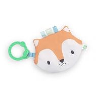 Ingenuity: ity by Ingenuity Crinklet, Fox Crinkle Toy for Newborn and Up, Satin Ribbon Tags, C-Link Attachment, Unisex - Kitt
