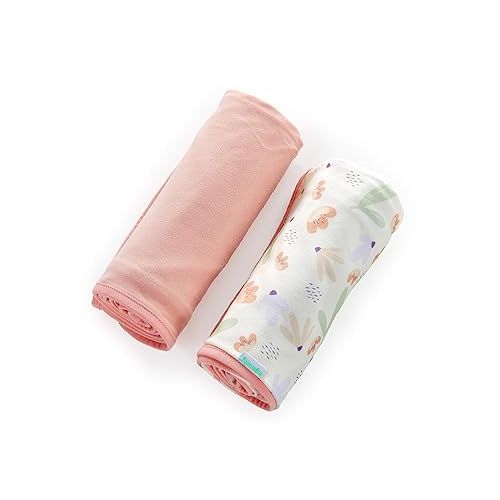 인제뉴어티 Ingenuity Naps & Nights 2-Pack Infant Swaddle Multi-Use Blanket Set- Posy