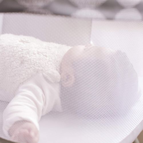 인제뉴어티 Ingenuity Foldaway Rocking Bassinet - Juniper - Portable Folding Rocking Bassinet