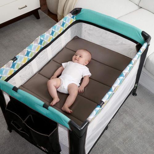 인제뉴어티 Ingenuity Smart and Simple Packable Portable Playard with Changing Table - Moreland