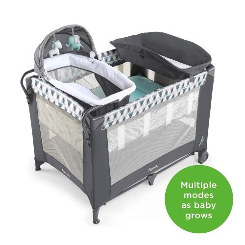 인제뉴어티 Ingenuity Smart and Simple Packable Portable Playard with Changing Table - Moreland