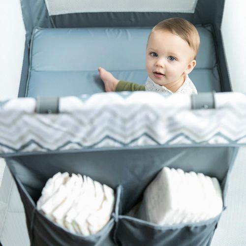 인제뉴어티 Ingenuity Smart and Simple Packable Portable Playard with Changing Table - Moreland