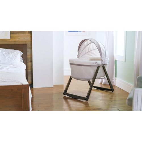 인제뉴어티 Ingenuity FoldAway Rocking Wood Bassinet - Carrington