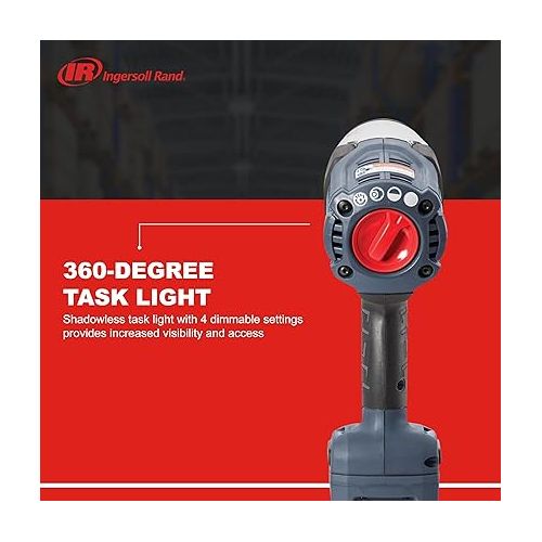  Ingersoll Rand W7152-K22 20V High-torque 1/2